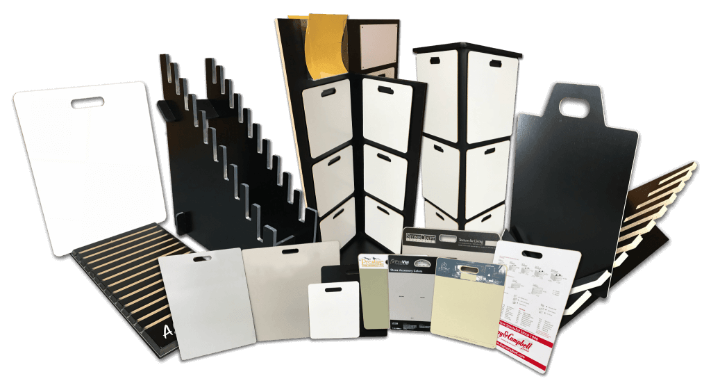 display racks custom display boards stock boards sample boards